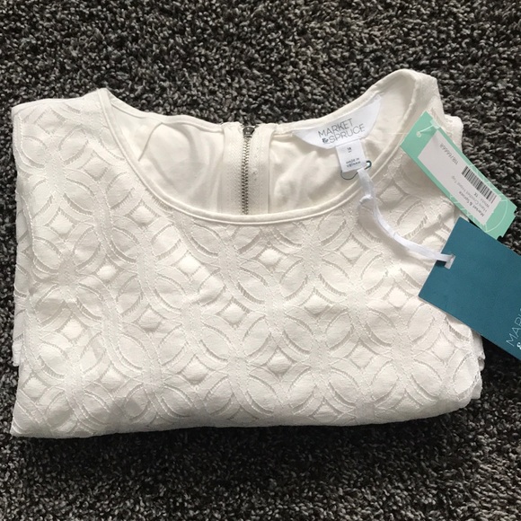 Super cute white lace top! - Picture 3 of 3